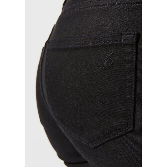 BLANQI Maternity Postpartum Belly Support Skinny Jeans Size 4 Black Distressed - Picture 10 of 10
